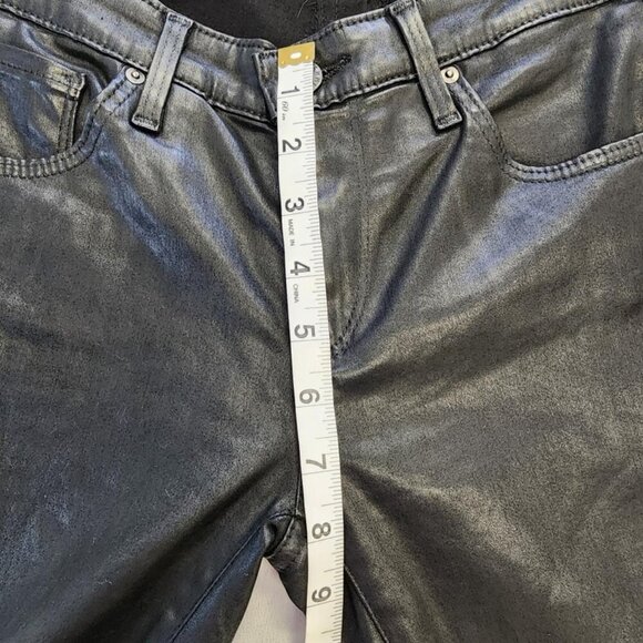 AG The Legging Ankle Moto Super Skinny Ankle Metallic, sz 26 - Picture 6 of 8